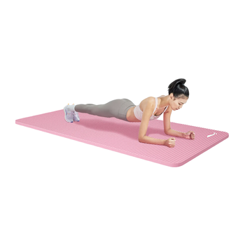 李宁（LI-NING）瑜伽垫加厚宽女士专业防滑健身跳绳操静隔音减震运动舞蹈垫子家用