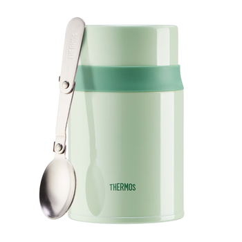 膳魔师（THERMOS）焖烧杯316高真空不锈钢520ml焖烧罐保温饭盒保温桶TCLD-520S GN