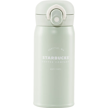 星巴克（Starbucks）膳魔师绿色Logo保温保冷杯350ml仙雾绿便携运动水杯咖啡杯