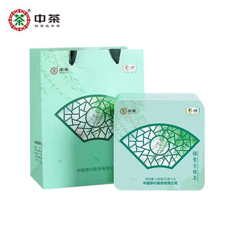 中茶中茶茶叶绿茶2025新茶上市春茶明前头采银雪毫茶叶150g中华老字号