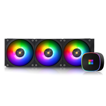 Thermalright(利民) Frozen Horizon 360 BLACK ARGB 冰封雅境 一体式水冷散热器 CPU散热器 FH 360 BLACK ARGB