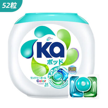 菁华KA洗衣凝珠山姆超市同款洁净留香洗衣珠低泡浓缩多效52粒*1盒V