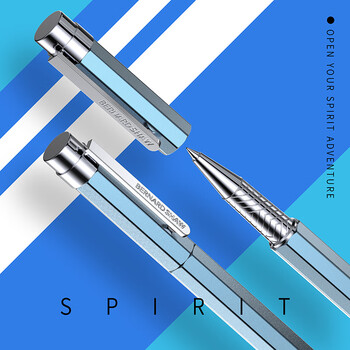 萧伯纳（Bernard Shaw）【礼物】宝珠笔高端轻奢【精灵】冰川微蓝单支礼盒装高档商务办公签字男赠物女伴手