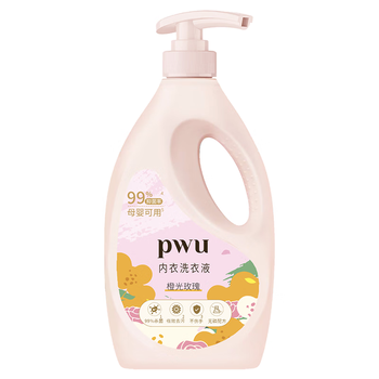 朴物大美PWU内衣内裤洗衣液800g杀菌去渍洗内裤专用液男女士内衣裤清洗液
