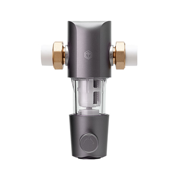 京东京造前置过滤器M1 40微米反冲洗 超12T/h净水大通量 全屋净水器家用 免换滤芯 蓝晶纳米隔铅 自行安装