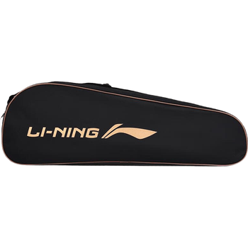 李宁（LI-NING）羽毛球包男女单肩背包 2支装拍包 黑金