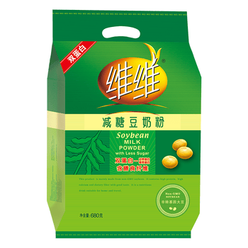 维维减糖豆奶粉680g营养早餐即食代餐冲饮谷物 非转基因大豆冲调饮品