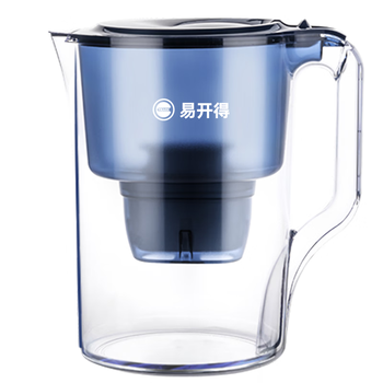 易开得刘涛代言滤水壶 3.5L家用净水器过滤器 便携式自来水净水壶带滤芯 一壶一芯