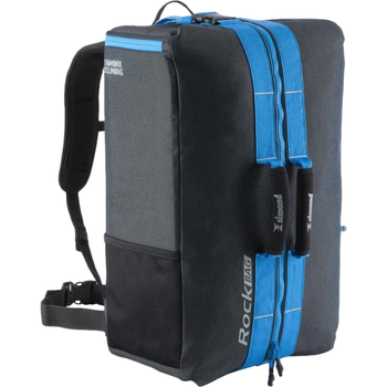 迪卡侬双肩包女攀岩绳包35L旅行包男大容量深灰蓝35L-2575886