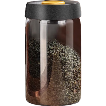 PAKCHOICE茶叶罐抽真空密封罐食品级储存茶叶咖啡豆防潮玻璃罐便携茶叶罐