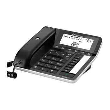 摩托罗拉（Motorola）连接电脑录音电话机 海量存储批量拨打名片弹屏 固定座机办公家用 电销话务客服中心固话CT900C