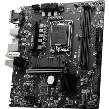微星(MSI)B760M BOMBER WIFI DDR5爆破弹电脑主板 支持 CPU 14600KF/13490F/12600KF (INTEL B760/LGA 1700) 微星(MSI)B760M BOMBER WIFI DDR5爆破弹电脑主板 支持 CPU 14600KF/13490F/12600KF (INTEL B760/LGA 1700)
