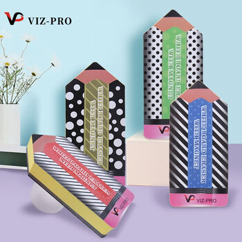 VIZ-PRO(威瀑) 卡通磁性白板擦套装 创意可爱表情磁吸黑板擦刷白板笔可擦白班擦 4个装/铅笔  VIZ-PRO(威瀑) 卡通磁性白板擦套装 创意可爱表情磁吸黑板擦刷白板笔可擦白班擦 4个装/铅笔