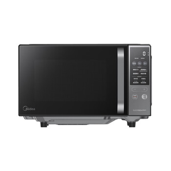 美的美的变频微波炉 烤箱一体机 家用 小型20升 平板加热 一级能效 光波炉智能菜单 PC20M4