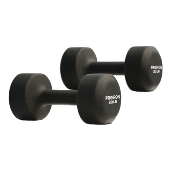 PROIRON普力艾 浸塑磨砂哑铃男女士家用哑铃健身哑铃套装亚铃 20磅*2