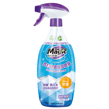 妙管家（Magic natural） 苏打玻璃镜面喷雾 400g*1瓶 免水洗 抑菌 透亮防雾 