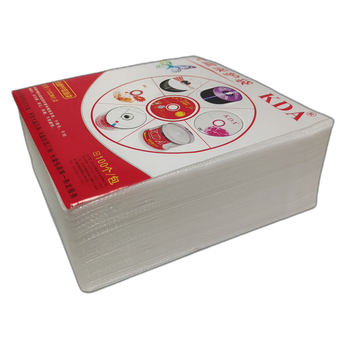 KDA 厚款 白色磨砂 PP双面装 光盘袋子 CD/DVD 12CM光盘通用 光盘收纳袋 光盘保护套 100个/包