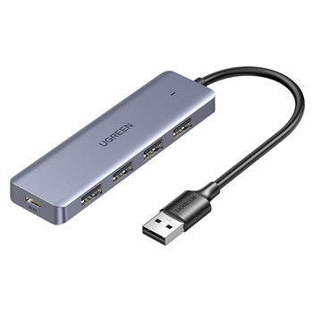 绿联 USB3.0扩展器扩展坞多接口 分线器高速4口集线器HUB拓展坞 笔记本电脑一拖多转换器转接头延长线