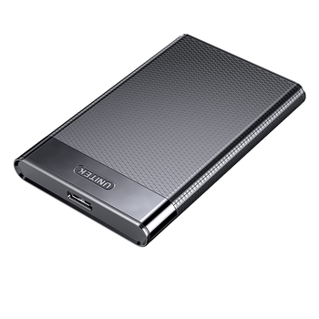 优越者移动硬盘盒2.5英寸SATA转USB3.0笔记本电脑外接壳固态机械ssd硬盘盒子读取外设产品透明黑S103EBK