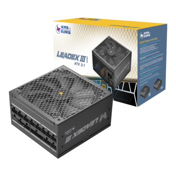 SUPER FLOWER振华 ATX3.1电源 额定1300W LEADEX III1300W 金牌全模 /十年保固/支持 5090/9070显卡