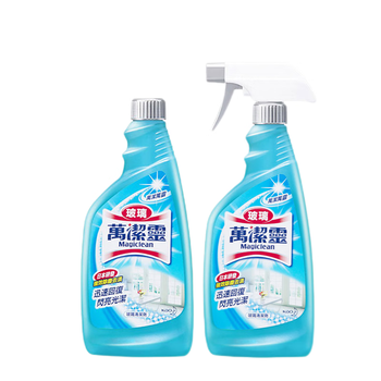 花王（KAO）玻璃清洁剂500ml*2瓶强力去污玻璃水家用擦窗浴室卫生间去水垢