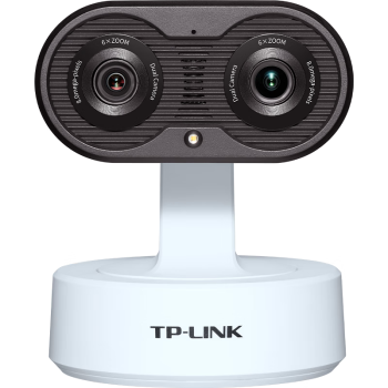 普联（TP-LINK） 800万双摄6倍变焦4K画质 5G双频wifi无线监控摄像头家用全彩网络监控器摄像机IPC48GW双目变焦版