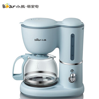 小熊 咖啡机 美式全自动滴漏式小型家用0.6L 家用办公室泡茶煮咖啡壶 KFJ-A06K1