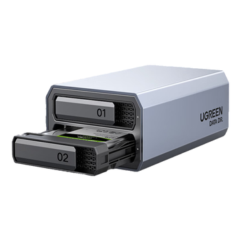 绿联磁盘阵列硬盘柜 多盘位硬盘盒（RAID存储）硬盘仓 适用NAS扩展存储扩容 2.5/3.5SATA机械固态硬盘