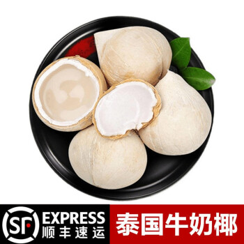顺丰速运泰国牛奶椰皇香水椰子椰王嫩奶椰子当季新鲜生鲜水果牛奶椰皇