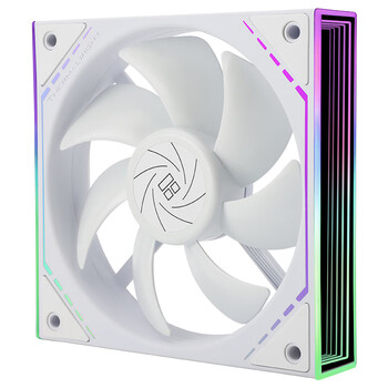 利民（thermalright）TL-M12W 12CM风扇 1500转速PWM S-FDB 轴承 幻彩无限镜框 12cm机箱风扇