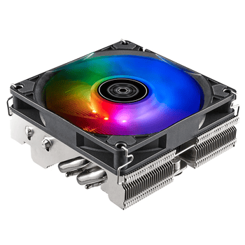 银昕（SilverStone）下压式CPU散热器HYH90（支持AMD AM5.INTEL 1700多平台/四热管/适配ITX机箱/PWM风扇)