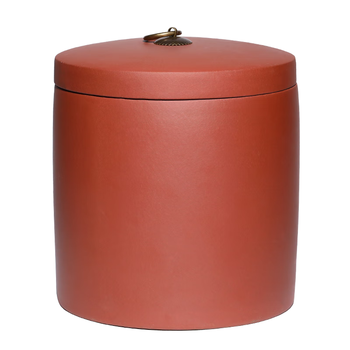 金镶玉大号容量清心紫砂茶叶罐茶叶七饼宜兴原矿密封醒储存罐