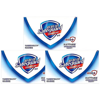 舒肤佳 香皂 滋润护肤纯白清香型100g*3盒