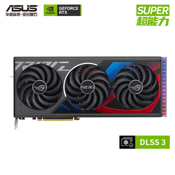 华硕（ASUS）ROG STRIX GeForce RTX 4070 Ti SUPER O16G-GAMING 台式电脑电竞AI游戏高端直播渲染设计独立显卡