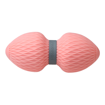 PROIRON普力艾 花生筋膜球足底按摩球颈膜球瑜伽滚背神器 鸟巢纹款粉色