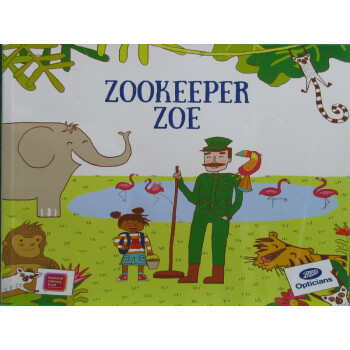 zookeeper zoe动物管理员,左薇原版进口外文儿童绘本