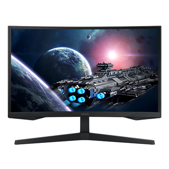 三星（SAMSUNG）27英寸 G55C 165Hz G5 2K 1000R 曲面 1ms FreeSync 低蓝光 玄龙骑士 电竞 显示器 LS27CG552ECXXF