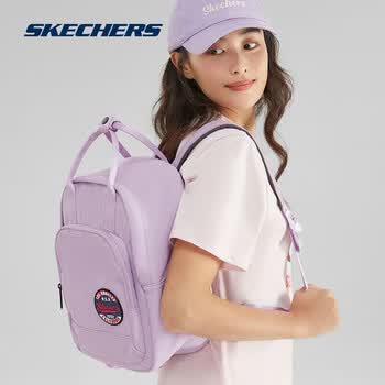 斯凯奇丨Skechers双肩包男女通勤包简约轻便背包初中生书包L322U139
