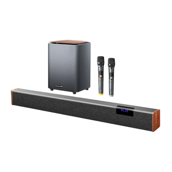 思承（SOCOVEZ）G65回音壁电视音响 家庭KTV音响套装5.1家庭影院杜比全景声 家庭K歌无线蓝牙麦克风低音炮音响组套