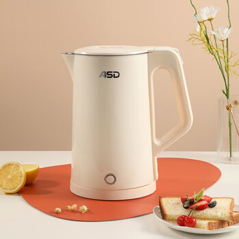 爱仕达（ASD）电热水壶家用1.8L大容量304不锈钢安全健康不易生锈1500W大功率烧水壶AW-S18G915