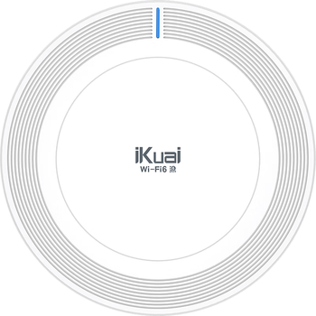 爱快（iKuai）千兆路由器 无线ap吸顶 ax3000 wifi6 商用/企业级 ac+ap 远程控制/全屋组网 poe/DC供电 HX3000