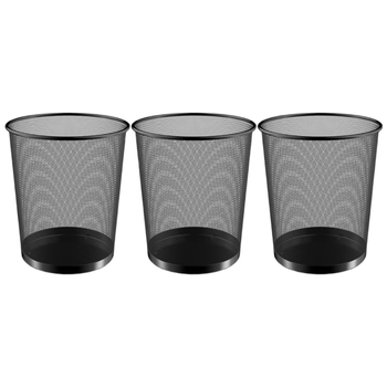 五月花金属网垃圾桶直投9L*3只装分类铁丝环保宿舍客厅厨房卫生间卧室