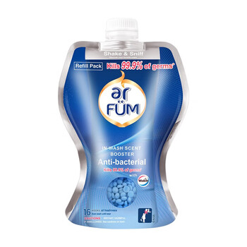 威露士纺优美系列留香珠柔顺护衣防静电持久留香 380g*1袋/海洋香