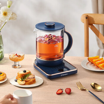西屋煮茶器 1.6L 大容量 电热水壶 烧水壶 多功能恒温养生壶家用 WEK-C170