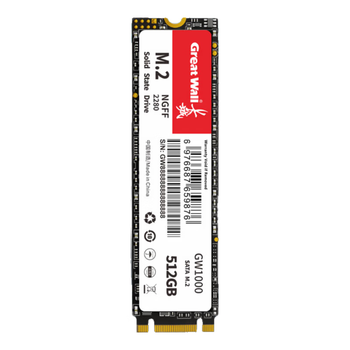长城（Great Wall) 512GB SSD固态硬盘 M.2接口SATA协议 读速540MB/S GW1000系列