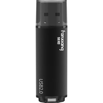 梵想（FANXIANG）8GB U盘 USB2.0 专业招标投标小u盘 迷你便携 即插即用 企业竞标车载电脑通用金属优盘F202黑色
