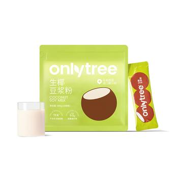 only tree生椰豆浆粉0糖添加黄豆浆高蛋白代餐营养早餐冲饮谷物200g