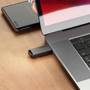 联想ThinkPlus 64GB USB3.1U盘 TU100系列 商务金属闪存优盘 灰色