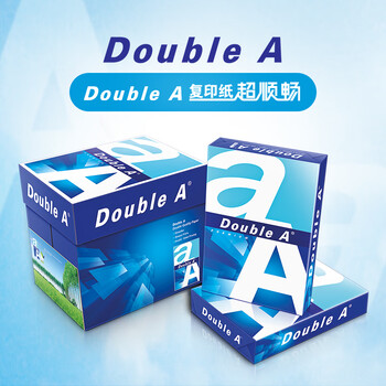 Double A  80g A4 复印纸 500张/包  5包/箱(2500张) Double A  80g A4 复印纸 500张/包  5包/箱(2500张)