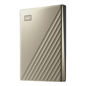 西部数据（WD）6TB 移动硬盘type-c Ultra系列 2.5英寸 金 机械硬盘 大容量 手机笔记本电脑外接 兼容Mac家庭存储